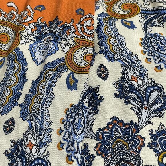 H&M Bohemian Patchwork Paisley Handkerchief Maxi Dress - Picture 8 of 11